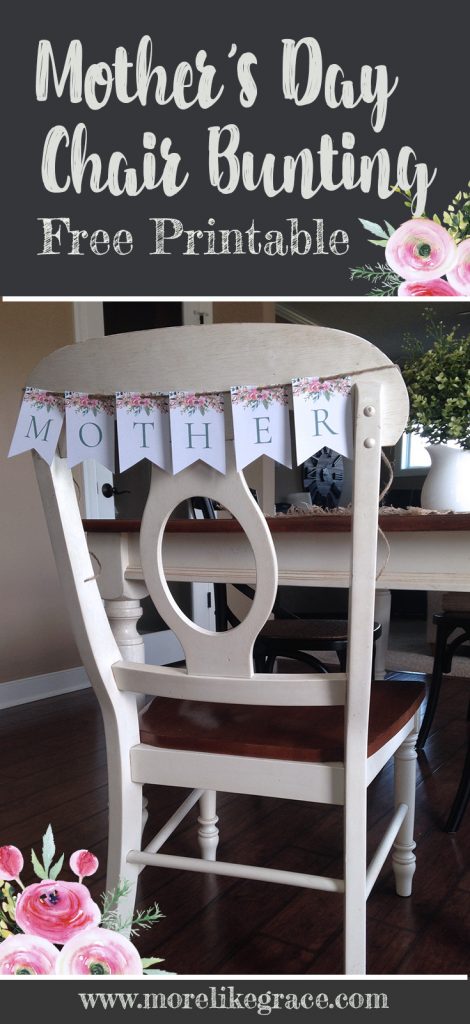 Free Printable Mother's Day Bunting