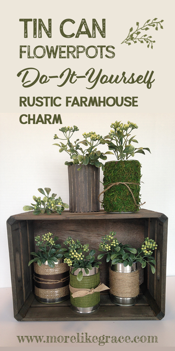 Tin Can Flowerpot Craft