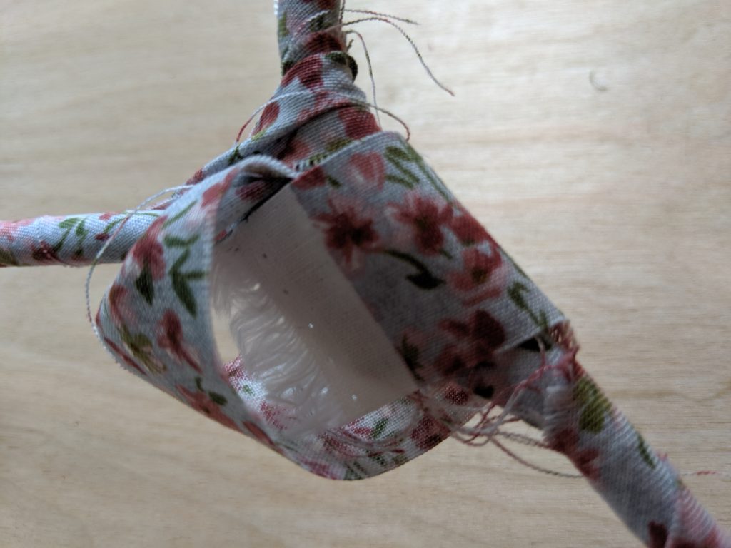 DIY Fabric-Covered Hangers